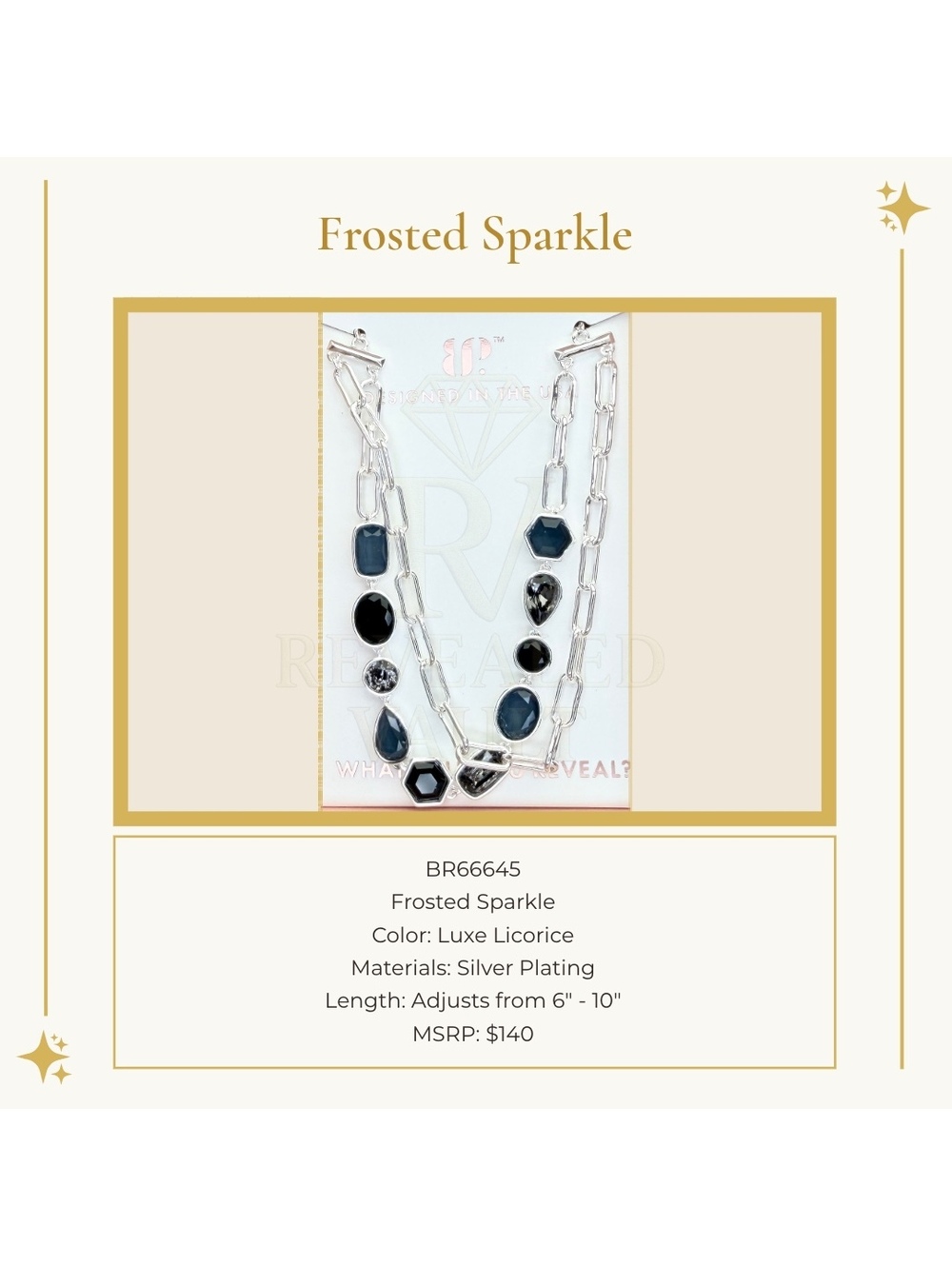 Frosted Sparkle - Luxe Licorice - Holiday Jewel Candy